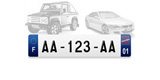 Plaques Immatriculation AUTO