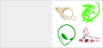 Stickers Extra-terrestre