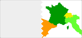 Stickers Silouhette de Pays